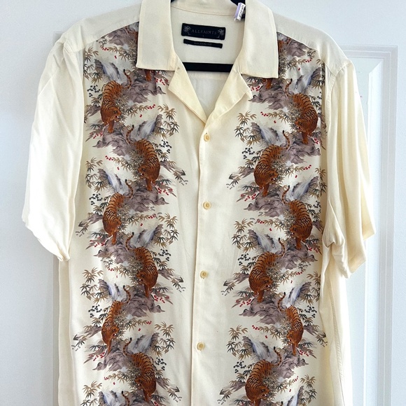 All Saints Other - AllSaints Tigers Shirt Beige Size “L”